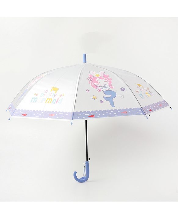 Babyhug Umbrella Mermaid Print - Purple