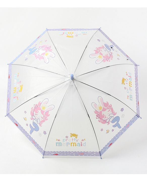 Babyhug Umbrella Mermaid Print - Purple