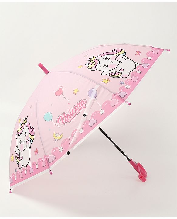 Babyhug  Umbrella  Unicorn  Print - Pink