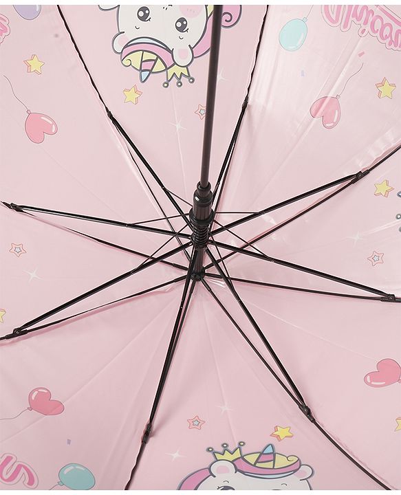 Babyhug  Umbrella  Unicorn  Print - Pink