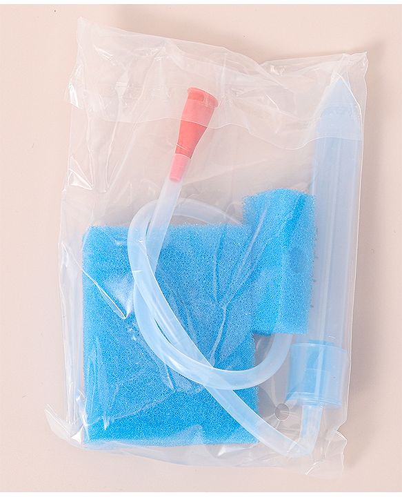 Babyhug Baby Nasal Aspirator With 24 Sponge Filters  - Blue