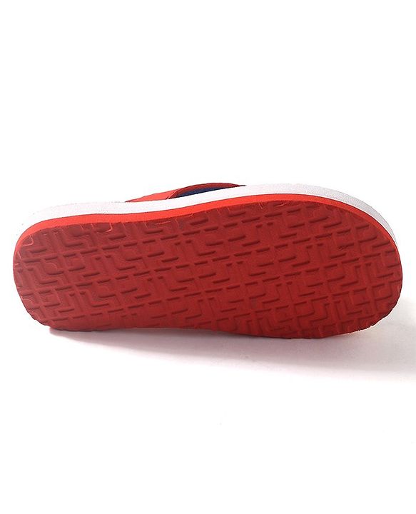Pine Kids Marvel Slip On Flip Flops Spiderman Design - Blue & Red
