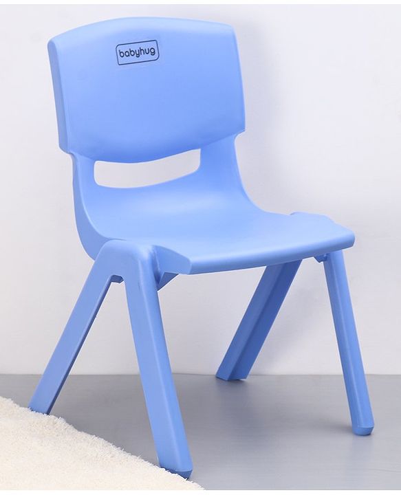 Strong and Durable  Plastic School Study Chair Medium Size - Blue