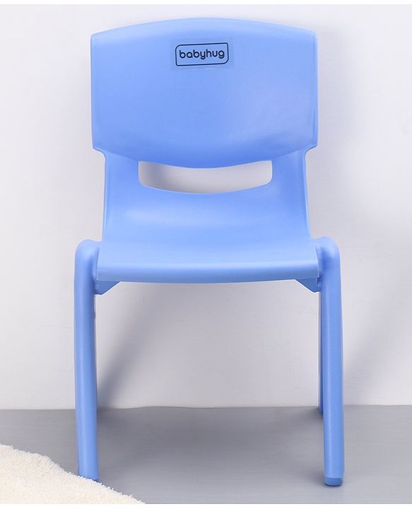 Strong and Durable  Plastic School Study Chair Medium Size - Blue