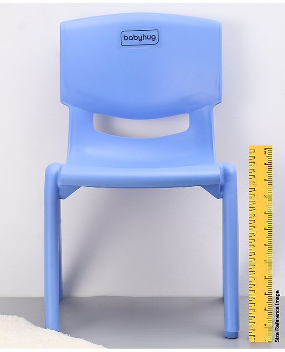 Strong and Durable  Plastic School Study Chair Medium Size - Blue