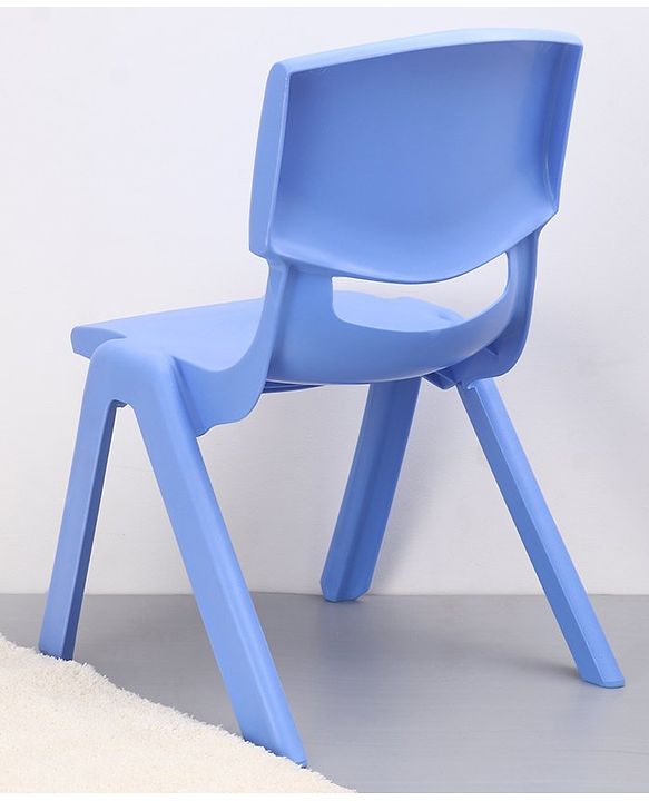 Strong and Durable  Plastic School Study Chair Medium Size - Blue