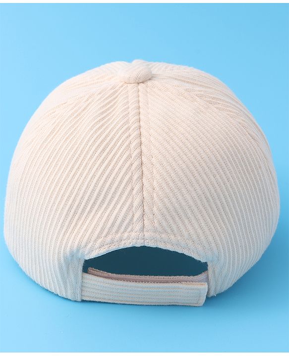 Babyhug Baseball Cap With Bear Applique - Brown