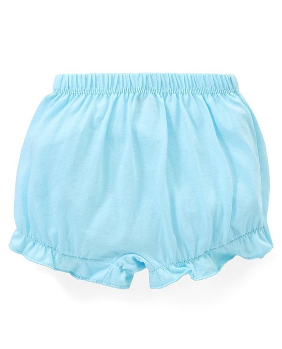 Babyhug 100% Cotton Knit Bloomer Pack of 3 - Multicolour