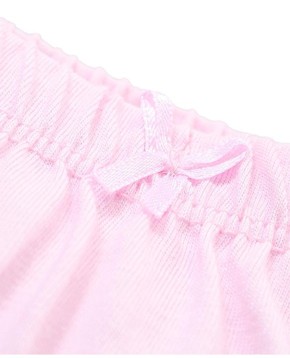 Babyhug 100% Cotton Knit Bloomer Pack of 3 - Multicolour