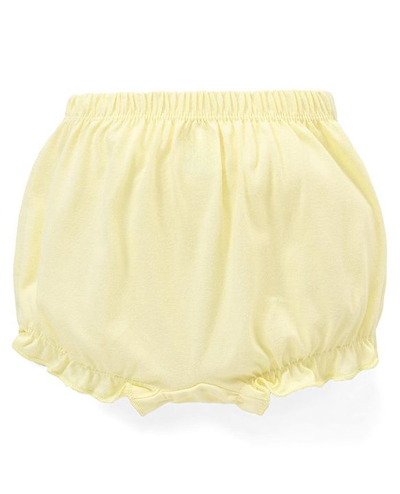 Babyhug 100% Cotton Knit Bloomer Pack of 3 - Multicolour