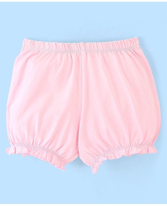 Pine Kids Cotton Elasticated Bloomers Pack of 3 (Color May Vary)