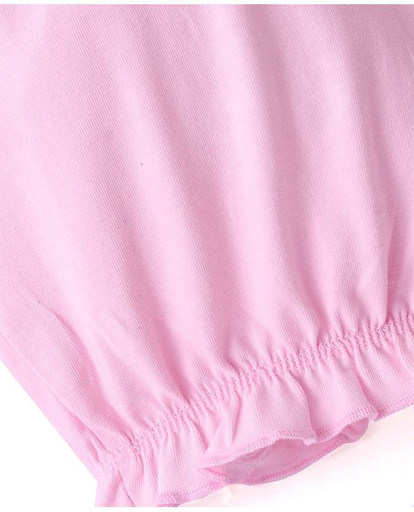 Pine Kids Cotton Lycra Mid Thigh Solid Panties & Bloomers Pack of 3 - Pink