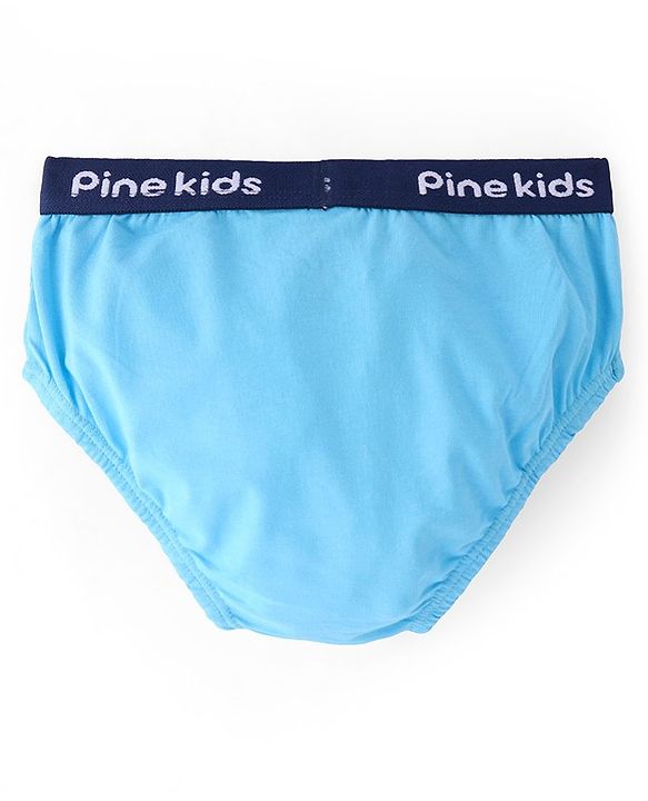 Pine Kids Cotton  Lycra Briefs Pack of 3  (Color May Vary)