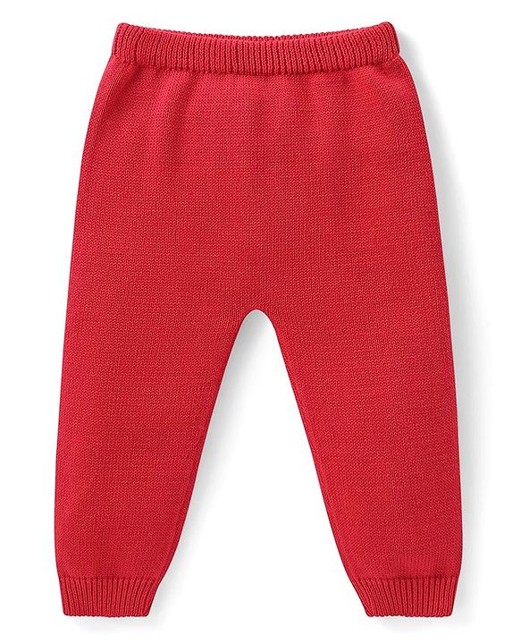 Babyhug Organic Cotton Knit Full Sleeves Sweater Set & Cap with Colour Block & Star Design - Multicolour