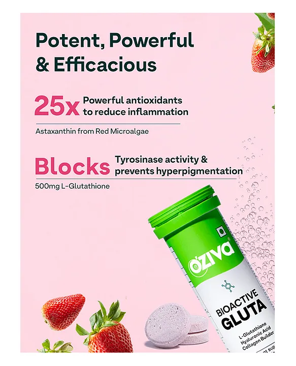 oziva glutathione price india Buy Builder Skin Brightening & Anti-Ageing Capsule Online at Best 6 months for best results OZiva Bioactive Gluta with L-Glutathione