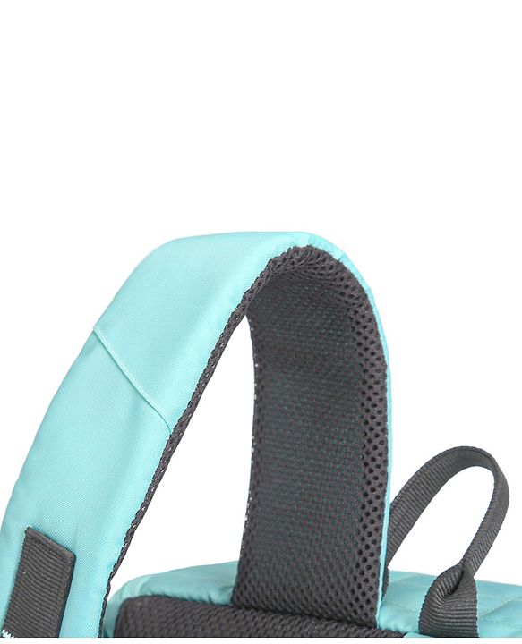 Babyhug Premium Quilted Stylish Water Resistant Diaper Backpack- Sea Green