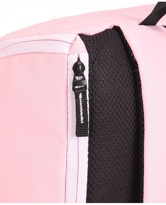 Babyhug Premium Quilted Stylish Water Resistant Diaper Backpack- Light Pink