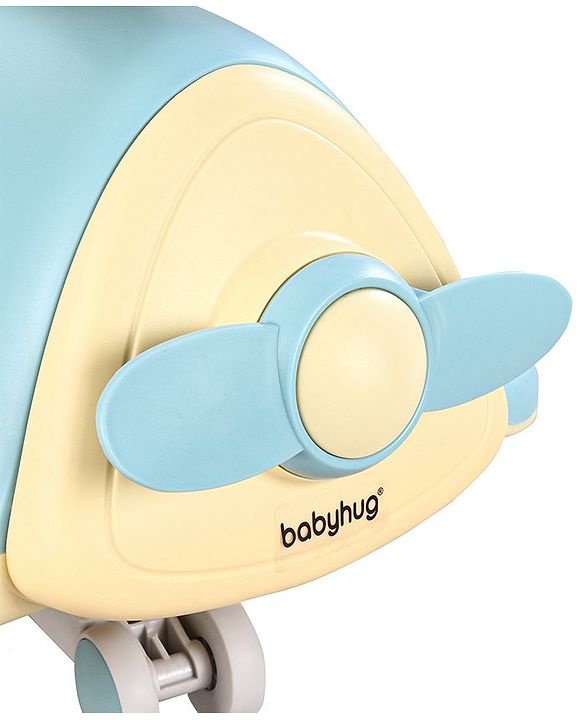 Babyhug Baby Magic Premium Aero Kids Magic Swing Car With Music Lights & ABEC 7 Bearing with PU LED Wheels - Orange