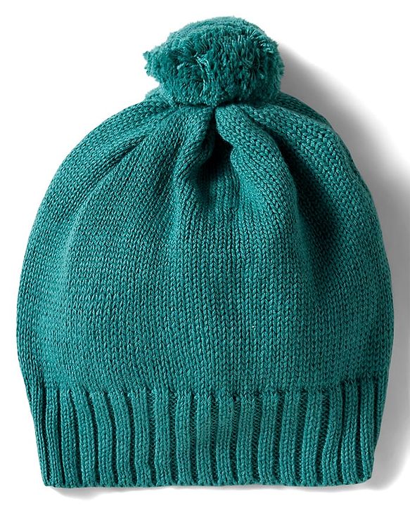 Babyhug 100% Cotton Knit Full Sleeves Front Open Sweater Set with Bear Patch & Cap - Teal Blue