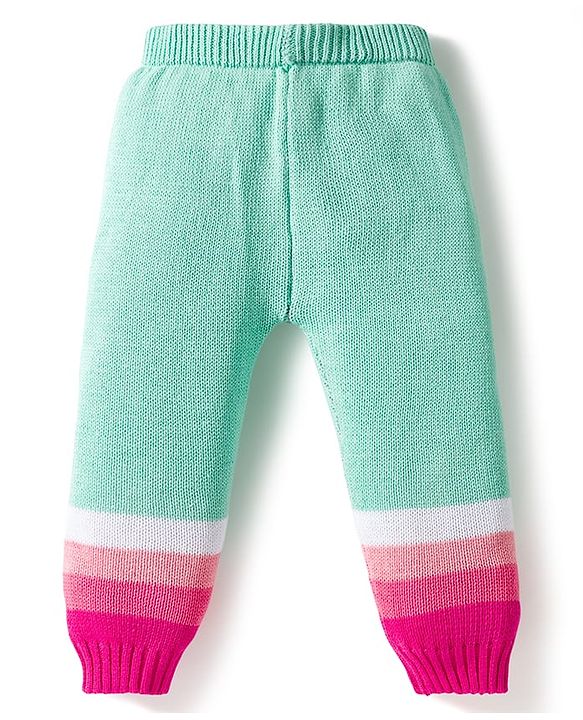 Babyhug Cotton Knit Full Sleeves Pullover Sweater Set with Cap & Color Block - Multicolor