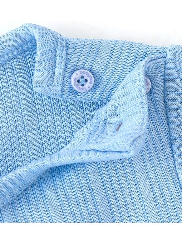 Babyhug Full Sleeves Pullover & Front Open Thermal Vests Pack of 2 - Sky Blue