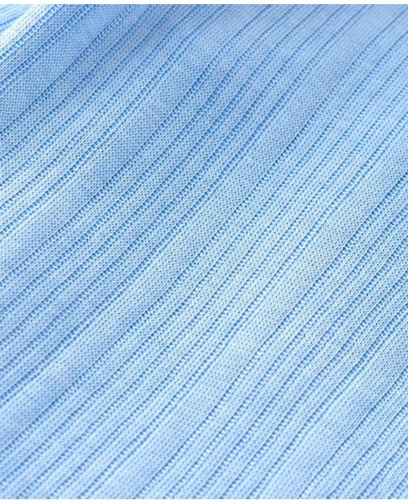 Babyhug Full Sleeves Pullover & Front Open Thermal Vests Pack of 2 - Sky Blue