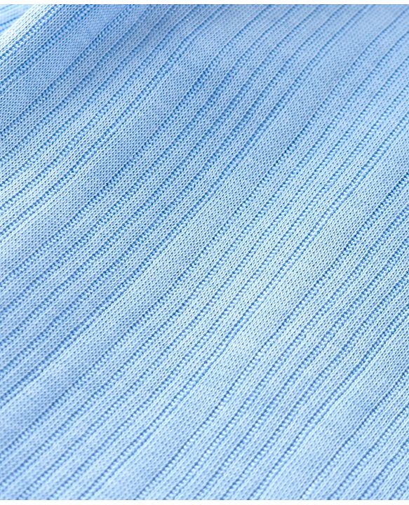 Babyhug Full Sleeves Pullover & Front Open Thermal Vests Pack of 2 - Sky Blue