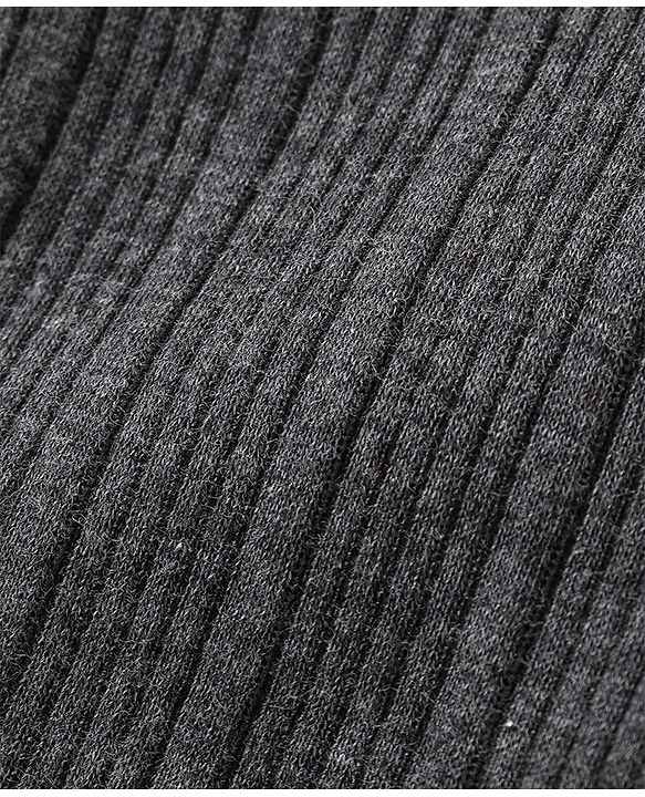Babyhug Full Sleeves Thermal Vests & Pant Set - Dark Grey