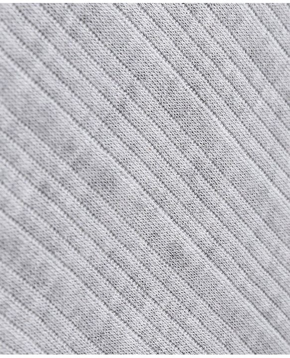 Babyhug Full Sleeves Thermal Vests & Pant Set - Light Grey