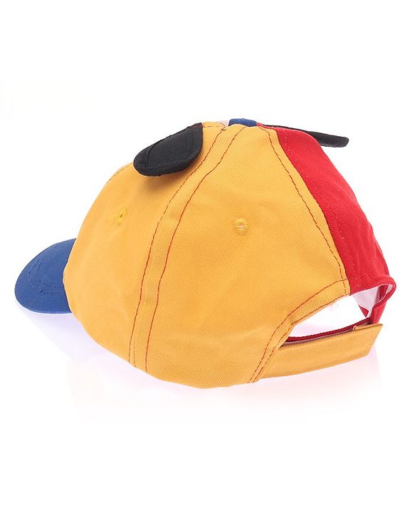 Babyhug Disney Summer Cap With Mickey Mouse Graphics - Blue
