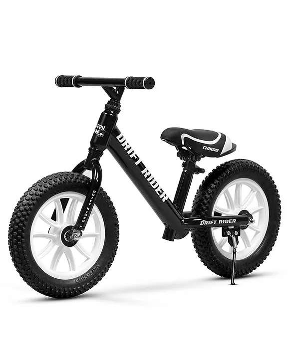 HAPPY BEAR Balance Cycle Toddler Training Bike for 2 5 Year Old Kids Balancing Cycle Height Adjustable Seat Balance Learning Cycle Without Pedals and Carry Handle Black Online in India Buy at