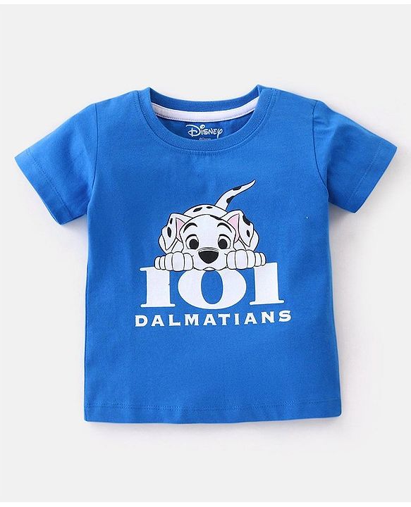 Babyhug Disney Cotton Half Sleeves Striped T-Shirt With 101 Dalmatians Graphics Pack of 3 - Multicolor