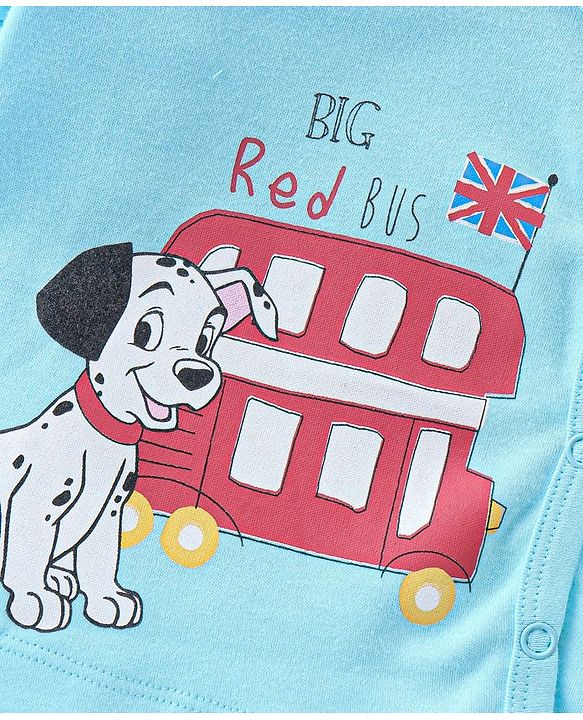 Babyhug Disney Cotton Half Sleeves Jhablas With 101 Dalmatians Print Pack of 3 - Multicolour