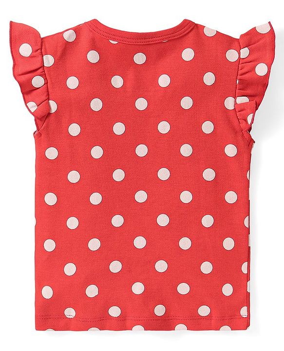 Babyhug Disney Cotton Frill Sleeves Jhablas Winnie The Pooh Print Pack of 3 - Pink & Red