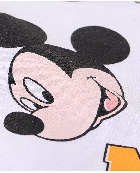Babyhug Disney Cotton Knit Half Sleeves T-Shirt Mickey Mouse Graphics Pack of 3 - Multicolor
