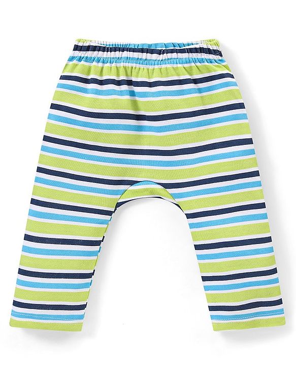 Babyhug Interlock Full Length Diaper Leggings Animal Print Pack of 3 - Multicolour