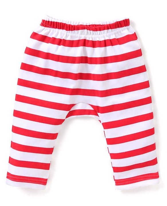 Babyhug Interlock Full Length Diaper Leggings Fruits Print Pack of 3 - Multicolour