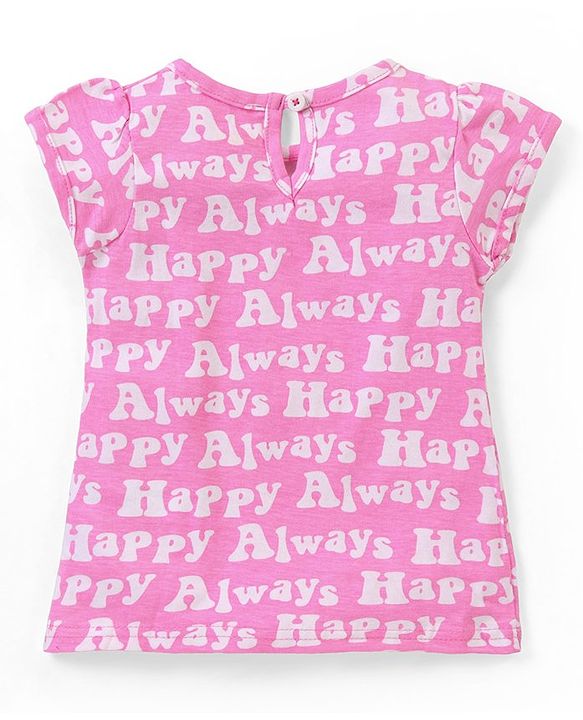 Babyhug 100% Cotton Knit Half Sleeves Top Polka Dot Pack of 3 - Multicolor