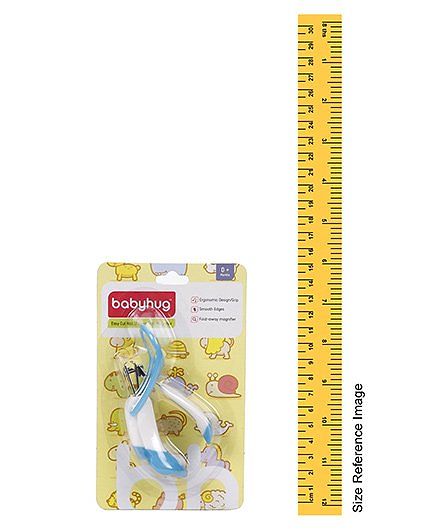 Babyhug Nail Clipper With Magnifier - Blue White