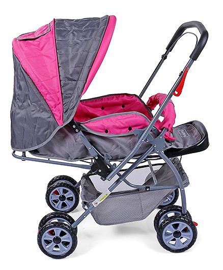 Babyhug Baby Stroller - Blush Pink