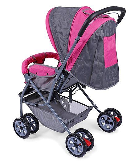 Babyhug Baby Stroller - Blush Pink