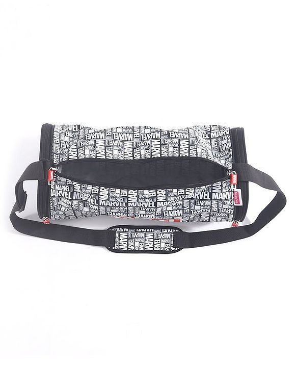 Babyhug Marvel Original Travel Bag - White| GYM Bag| Adjustable Shoulder Strap| Water Proof| Durable Zippers
