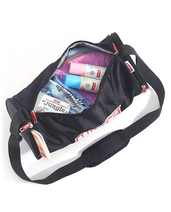 Babyhug Marvel Original Travel Bag - White| GYM Bag| Adjustable Shoulder Strap| Water Proof| Durable Zippers