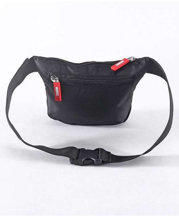 Babyhug Marvel Spacious Waist Bag With Avengers Print - Multicolour