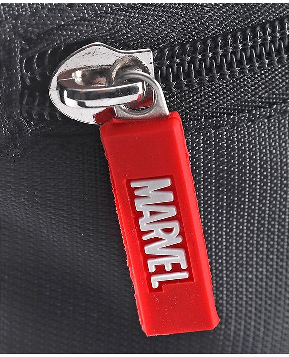 Babyhug Marvel Spacious Waist Bag With Avengers Print - Multicolour