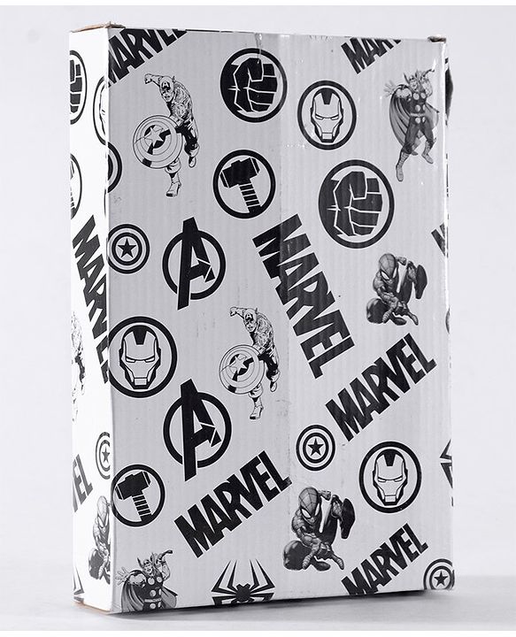Babyhug Marvel Spacious Waist Bag With Avengers Print - Multicolour