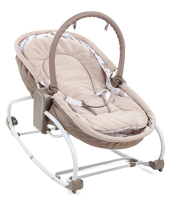 Babyhug Opal 3 in 1 Cozy Rocker Sleeper With Mosquito Net Beige Without Toys Online in India Buy at Best Price from FirstCry 1694297