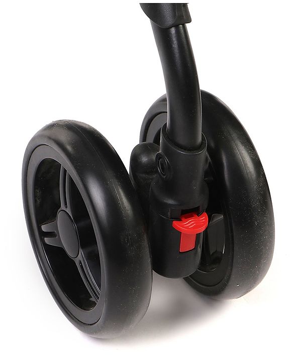 Babyhug Easy Travel Cabin Stroller With Z-Fold & Trolley Handle - Grey