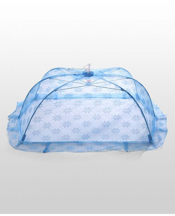 Babyhug Star Design Mosquito Net Small - Blue