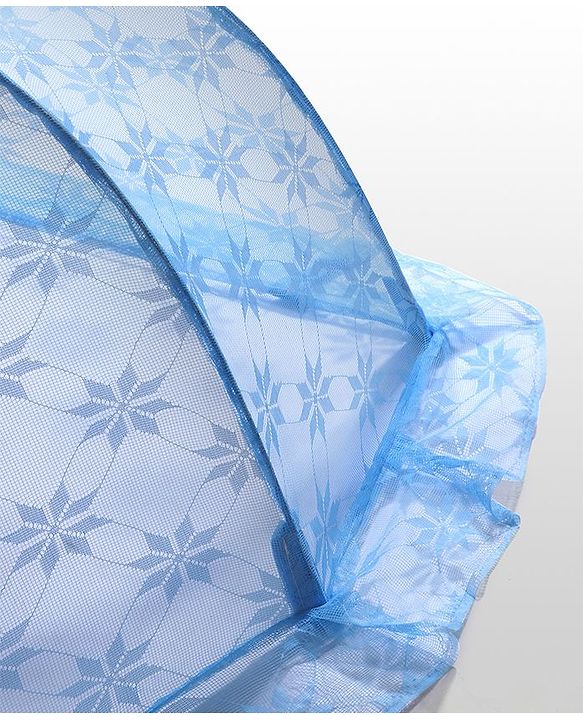 Babyhug Star Design Mosquito Net Small - Blue